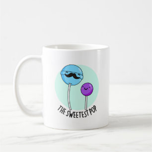 The Sweetest Pop Funny Lollipop Pun  Coffee Mug