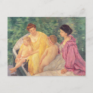 The Swim or Two Mothers & Their Children on a Postcard