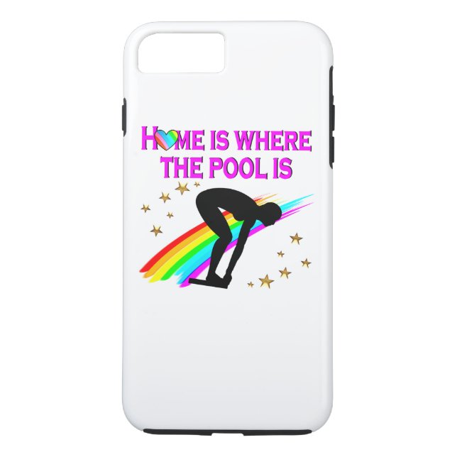 THE SWIMMER IS ALWAYS READY FOR THE POOL Case-Mate iPhone CASE (Back)