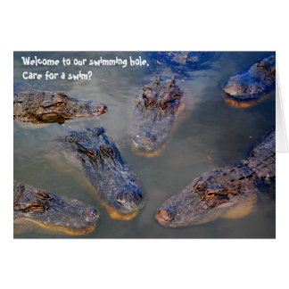 The swimming hole-card