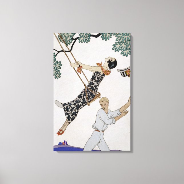 The Swing, 1920s Canvas Print (Front)