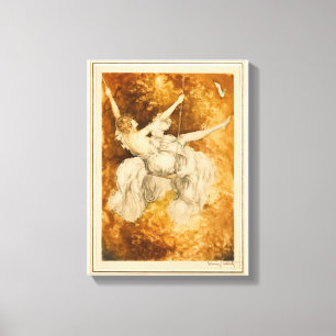 The Swing, 1928 by Louis Icart Canvas Print