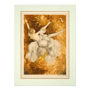 The Swing, 1928 by Louis Icart Photo Print