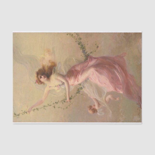 The Swing by Edouard Bissson Tissue Paper (Front)