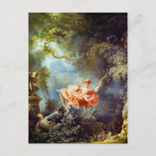 The Swing by Fragonard Postcard