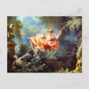 The Swing by Fragonard Postcard