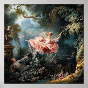 The Swing by Jean-Honore Fragonard Poster