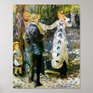 The Swing by Pierre-Auguste Renoir Poster
