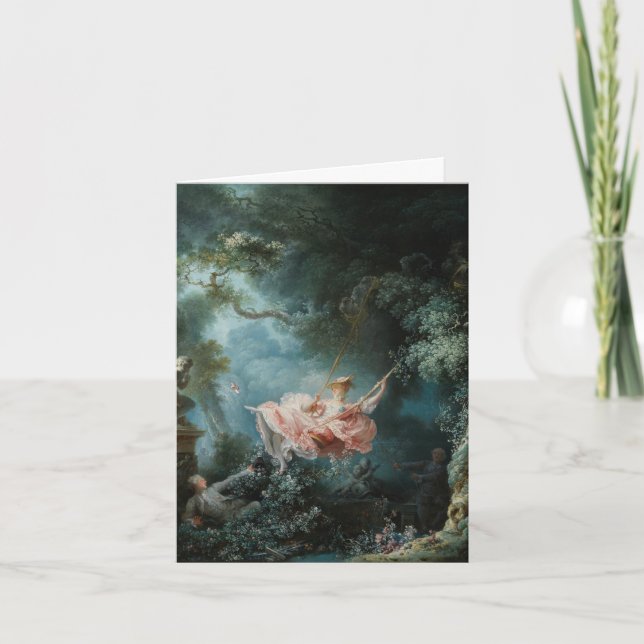 The Swing Folded Holiday Card (Front)