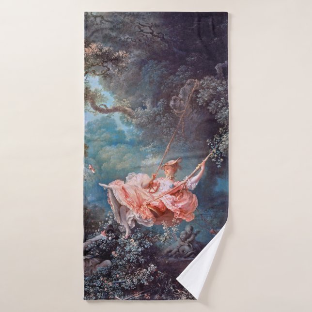 The Swing, Fragonard Bath Towel (Bath Towel)