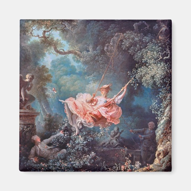 The Swing, Fragonard Magnet (Front)