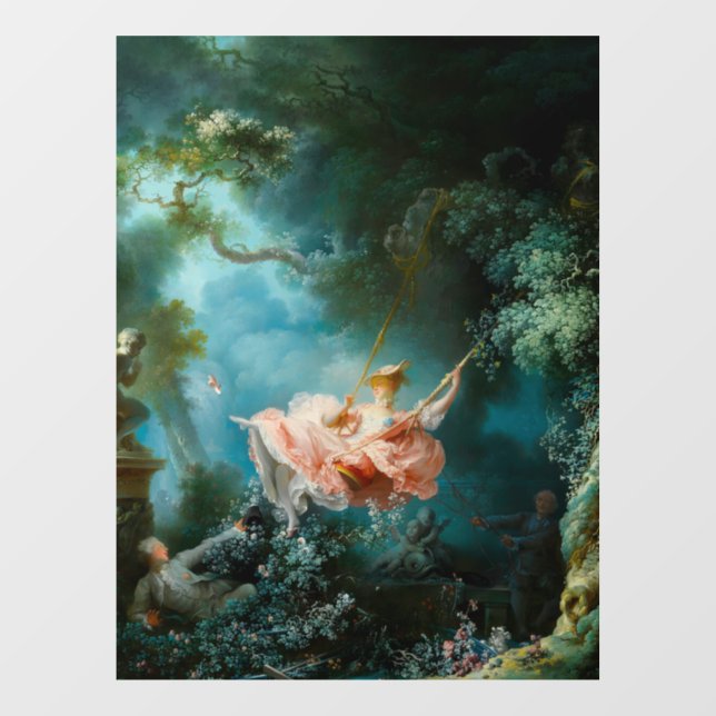 The Swing Fragonard Window Cling (Sheet)