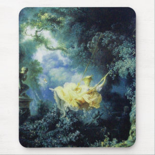 THE SWING green blue yellow Mouse Mat