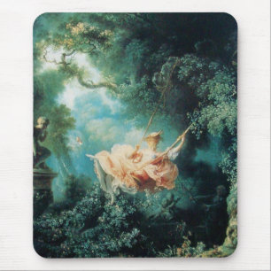 THE SWING green pink Mouse Mat