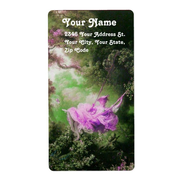 THE SWING  green violet purple (Front)