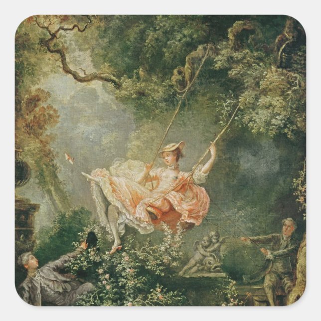 The Swing Square Sticker (Front)