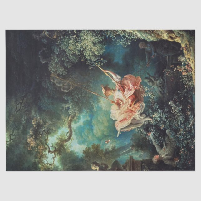 The Swing, The Happy Accidents of the Swing Tissue Paper (Front)