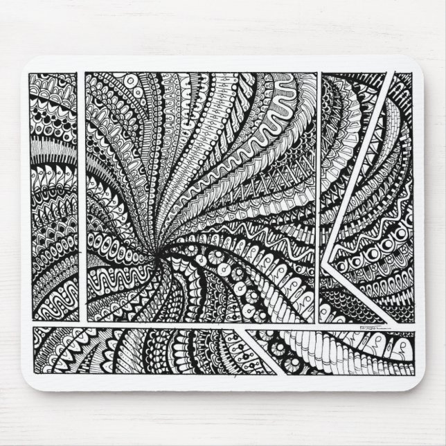 The Swirl Pad Mouse Mat (Front)