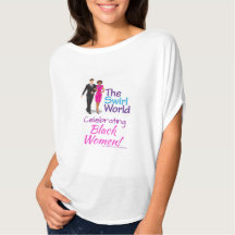 The Swirl World Logo Flow Tee