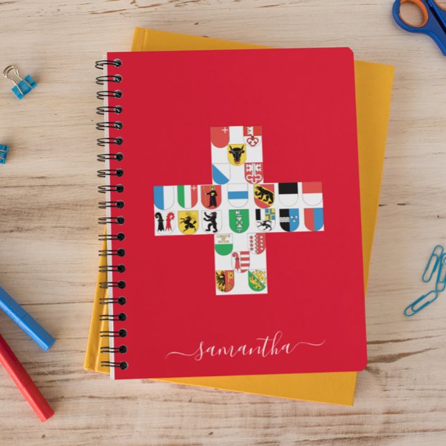 The Swiss Cantons Coat of Arms  Notebook (Creator Uploaded)
