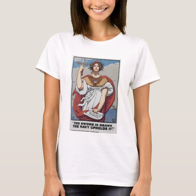 "The Sword is Drawn..." T-Shirt (Front)
