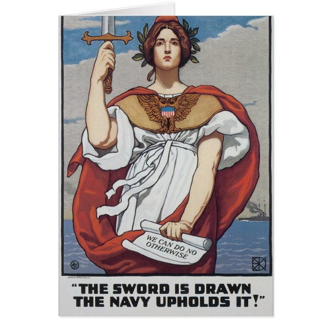 The Sword is Drawn, The Navy Upholds It (Front)