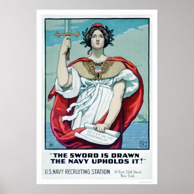 The Sword is Drawn - The Navy Upholds It (US02303) Poster (Front)