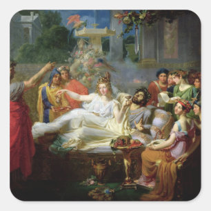 The Sword of Damocles Square Sticker