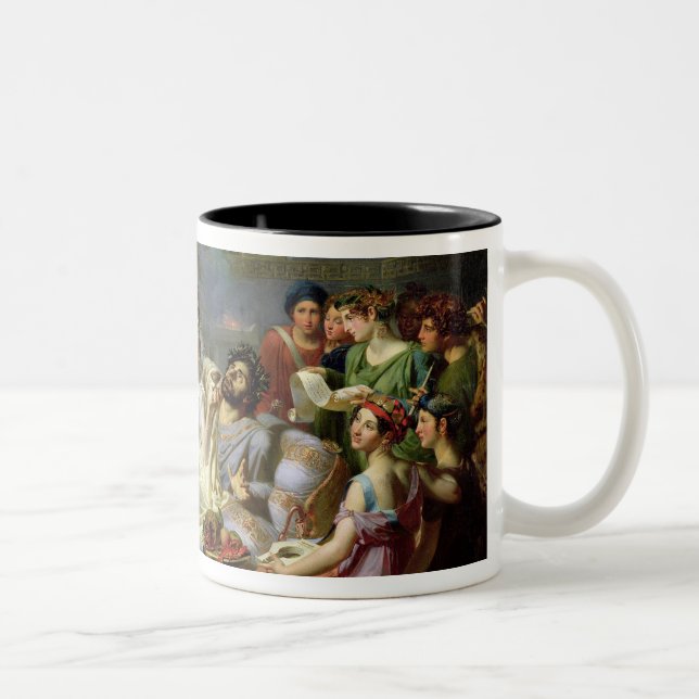 The Sword of Damocles Two-Tone Coffee Mug (Right)