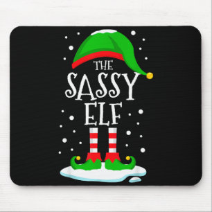 The Sy Elf Christmas Family Matching Xmas Group Fu Mouse Mat
