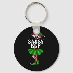 The Sy Elf Xmas Funny Christmas Matching Family Pa Key Ring