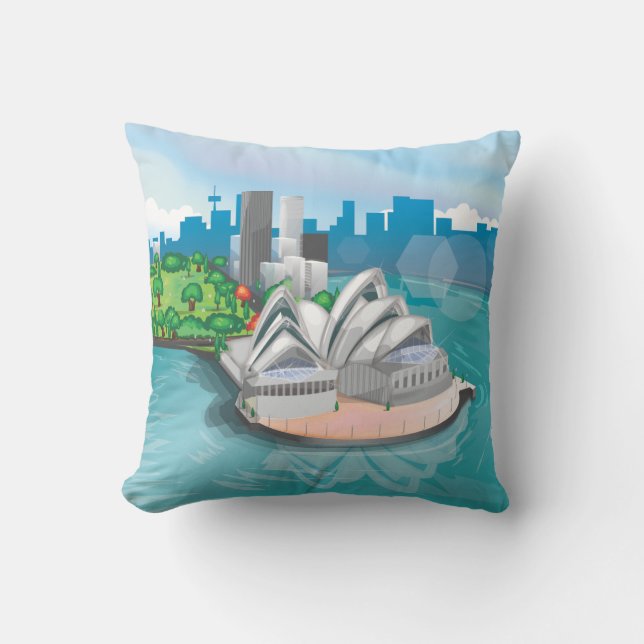 The Sydney Opera House Cushion (Front)