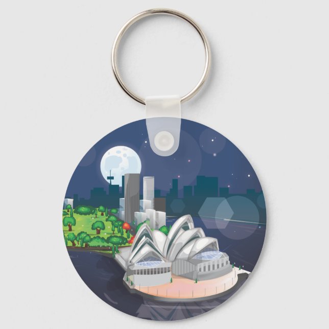 The Sydney Opera House Key Ring (Front)