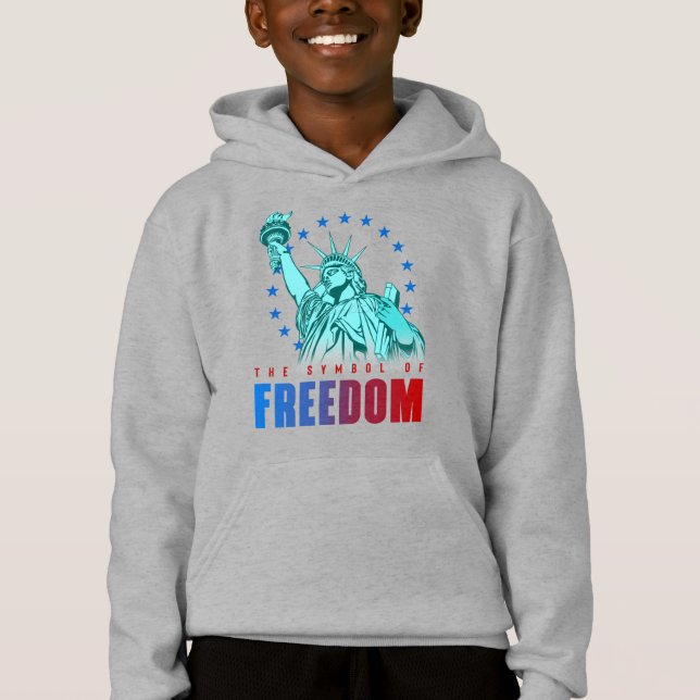 The Symbol of Freedom | Kids Pull-over Hoodie (Front)