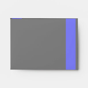 The Symbolic Thin Blue Line on a black decor Envelopes