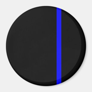 The Symbolic Thin Blue Line on Black Magnet