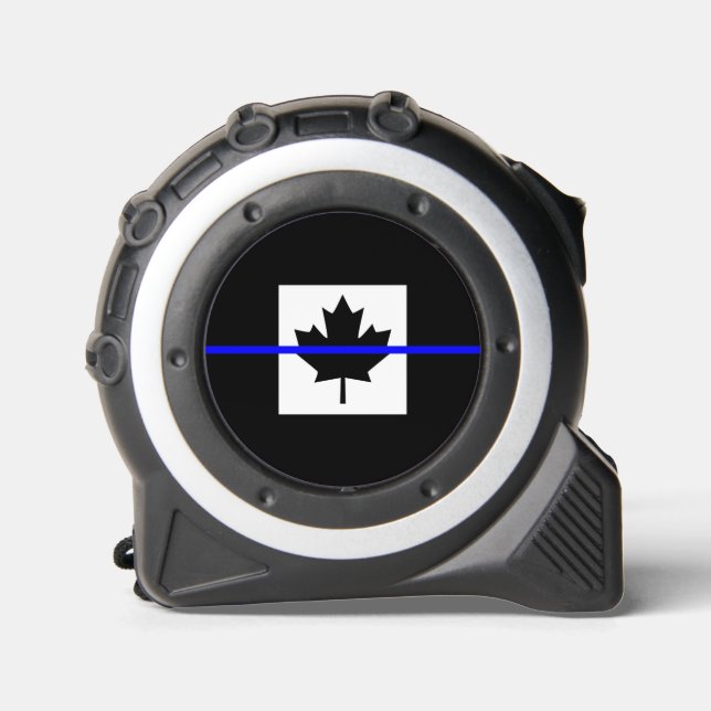 The Symbolic Thin Blue Line on Canadian Maple Leaf 1 (Front)
