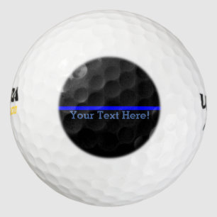 The Symbolic Thin Blue Line Personalise This Golf Balls