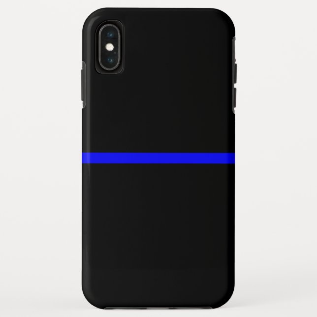 The Symbolic Thin Blue Line Statement Case-Mate iPhone Case (Back)