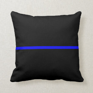 The Symbolic Thin Blue Line Statement Cushion