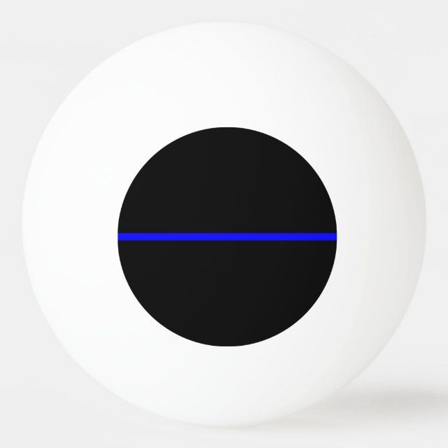 The Symbolic Thin Blue Line Statement Ping Pong Ball (Front)