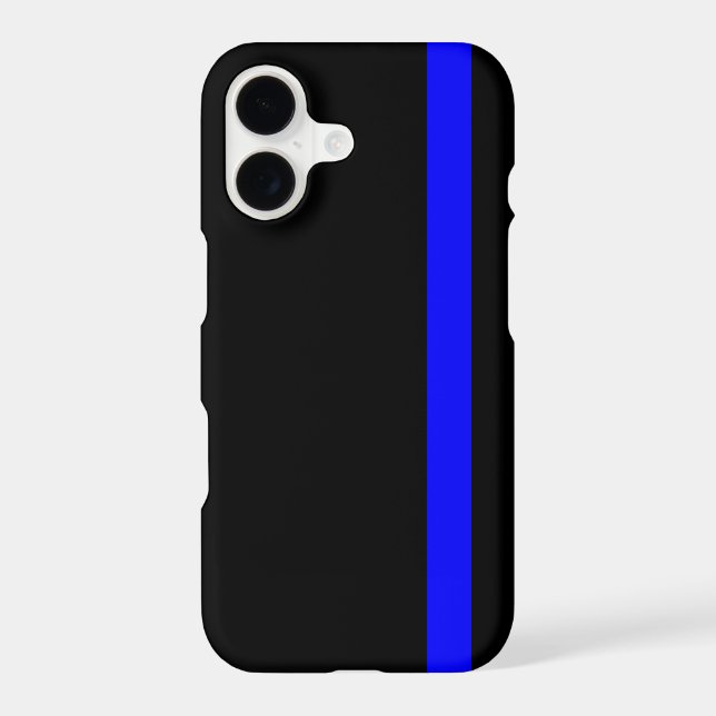 The Symbolic Thin Blue Line Vertical Black (Back)