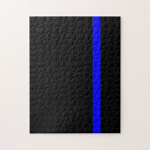 The Symbolic Thin Blue Line Vertical Jigsaw Puzzle