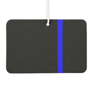 The Symbolic Thin Blue Line Vertical Style Car Air Freshener