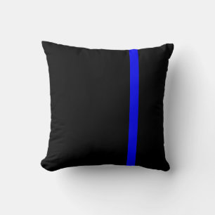 The Symbolic Thin Blue Line Vertical Style Cushion