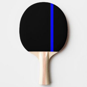 The Symbolic Thin Blue Line Vertical Style Ping Pong Paddle