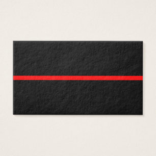 The Symbolic Thin Red Line on Solid Black