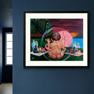 The Symphony of Souls Painting by Alfred Fox Canvas Print