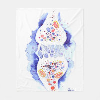 The synapse and the nerve impulse poster