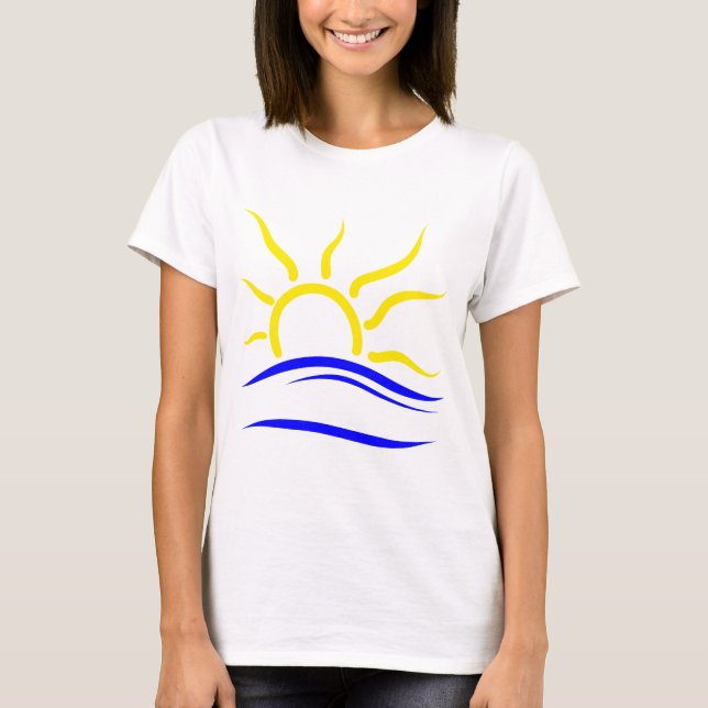 The T-shirt with the naturist symbol (Front)